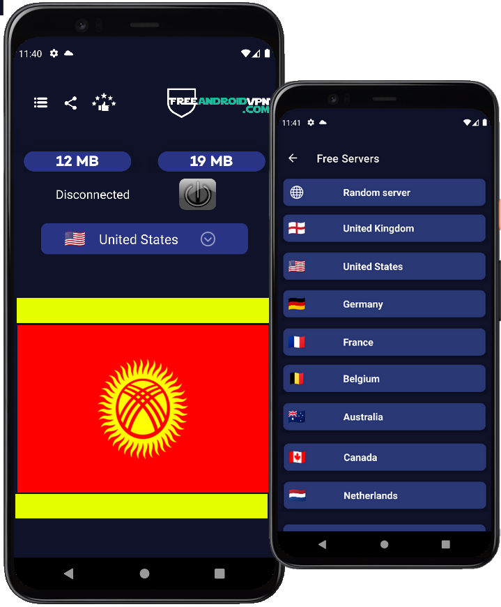 Free Kyrgyzstan VPN for Android
