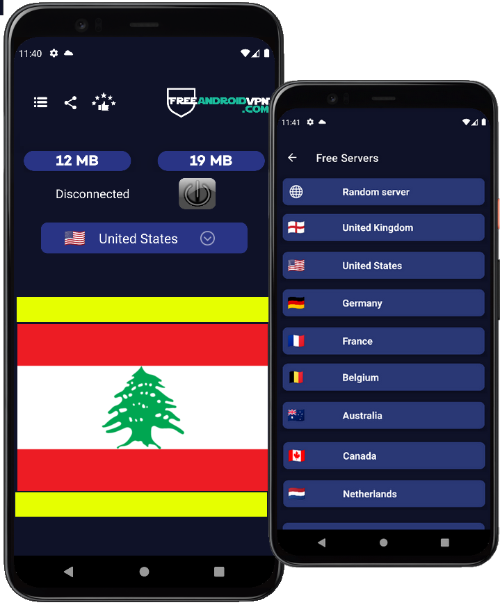 Free Lebanon VPN for Android
