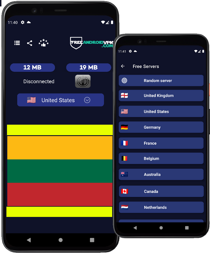 Free Lithuania VPN for Android