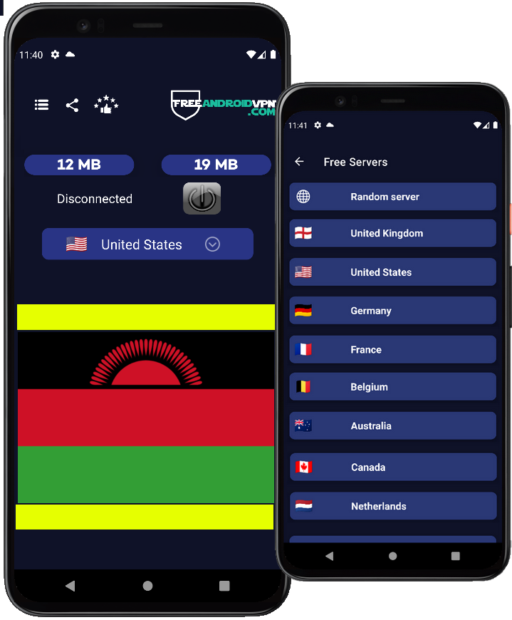 Free Malawi VPN for Android