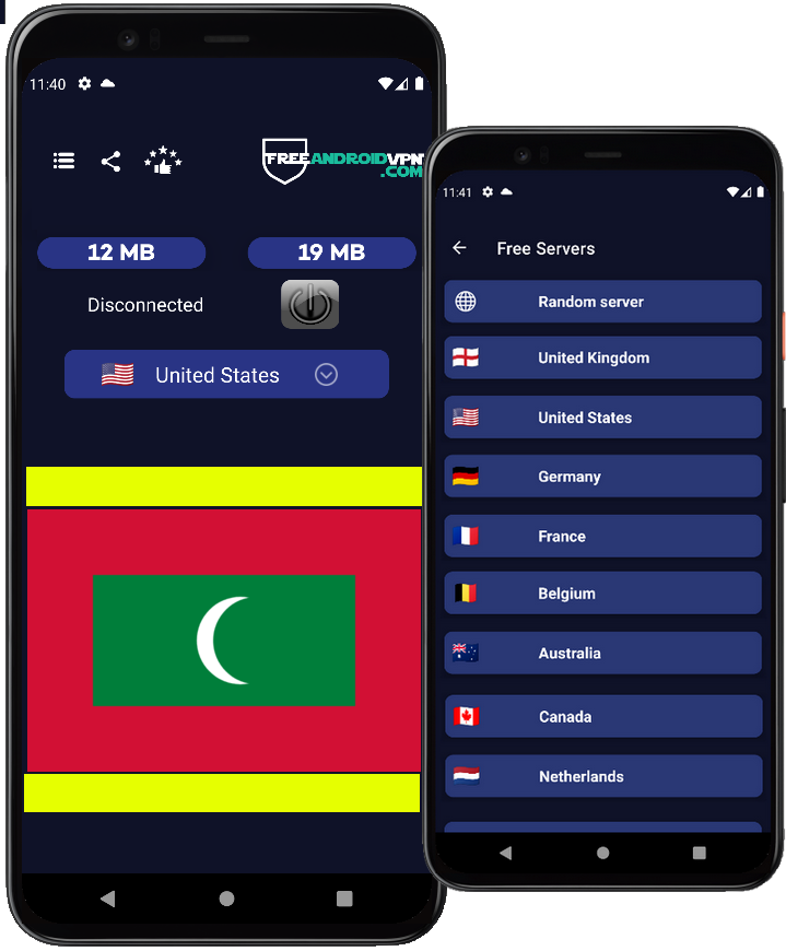 Free Maldives VPN for Android
