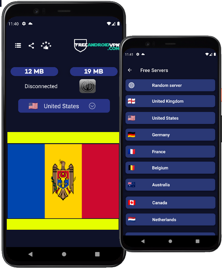 Free Moldova VPN for Android