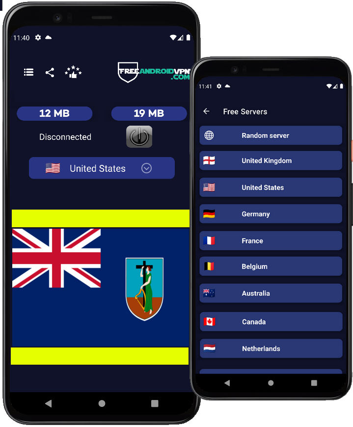 Free Montserrat VPN for Android