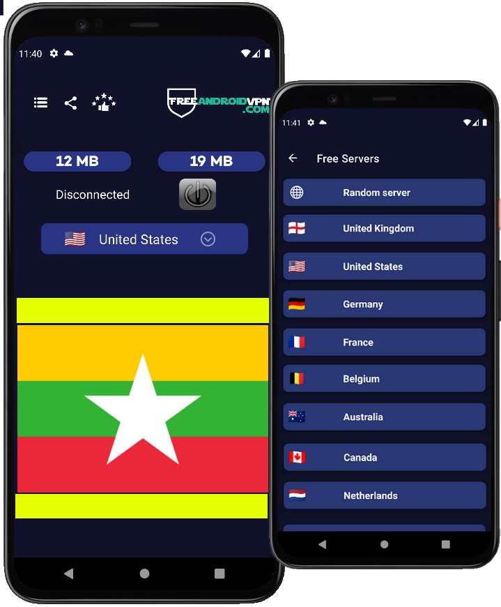 Free Myanmar VPN for Android