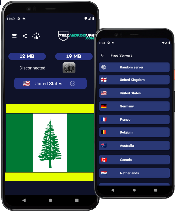 Free Norfolk Island VPN for Android