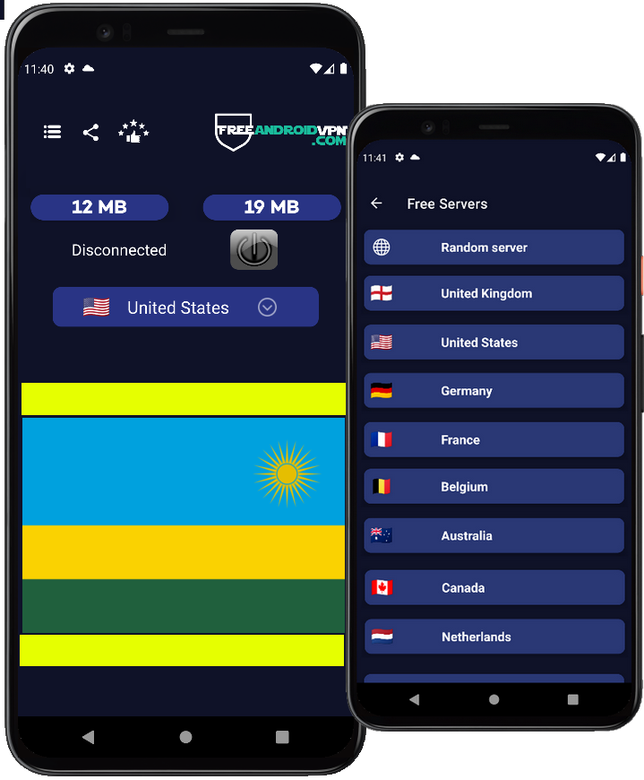 Free Rwanda VPN for Android