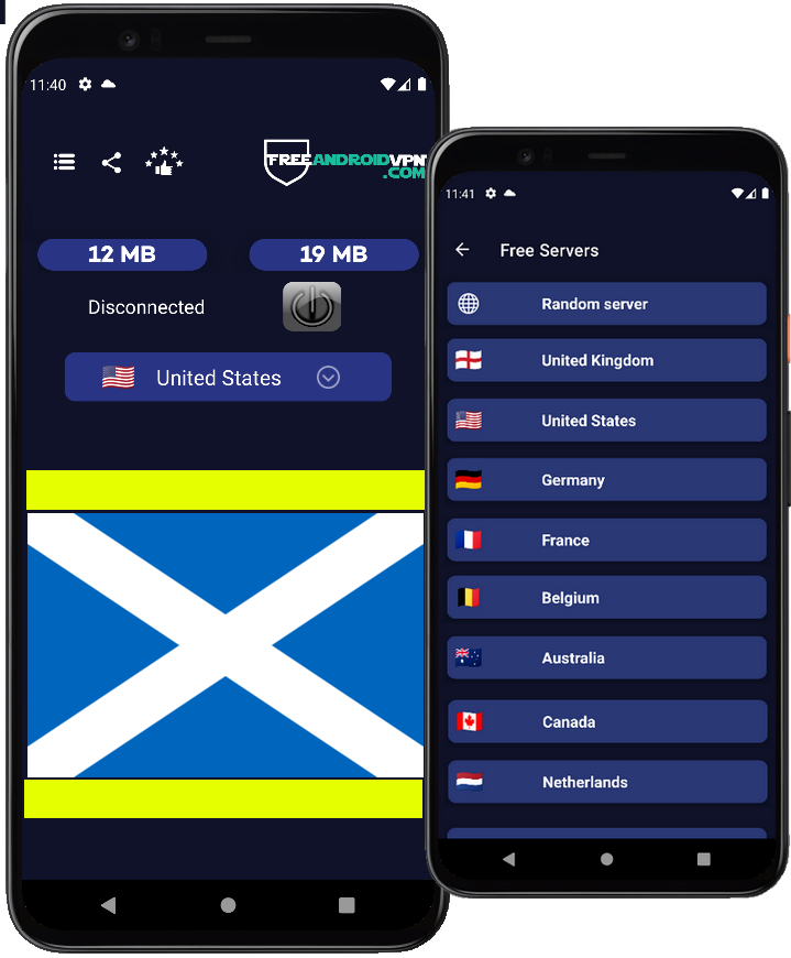 Free Scotland VPN for Android