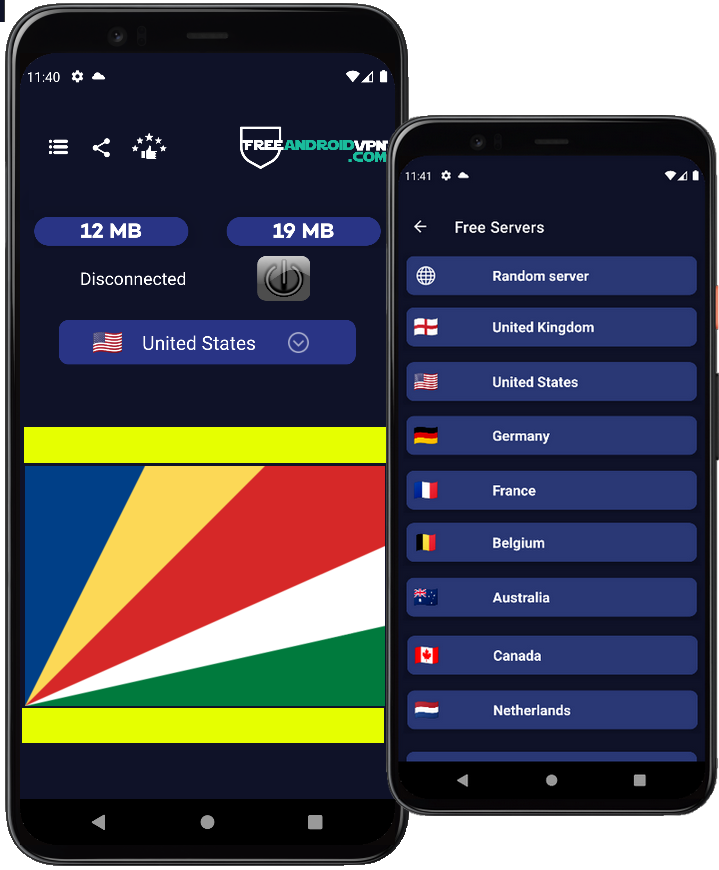 Free Seychelles VPN for Android