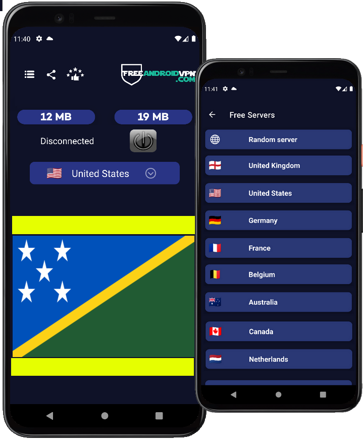 Free Solomon Islands VPN for Android