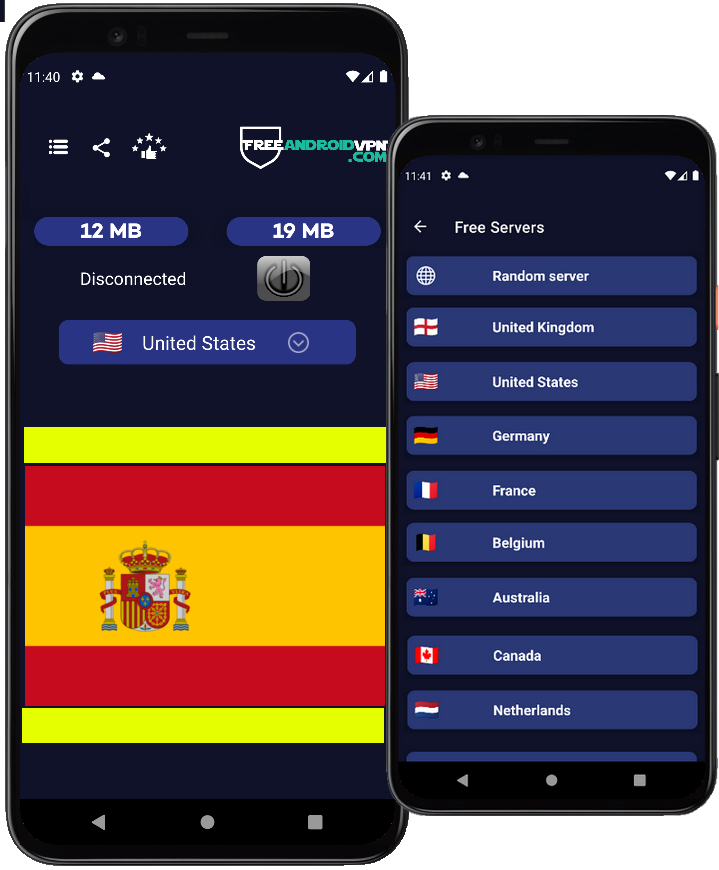 Free Spain VPN for Android