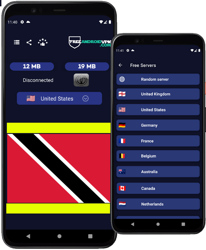 Free Trinidad and Tobago VPN for Android
