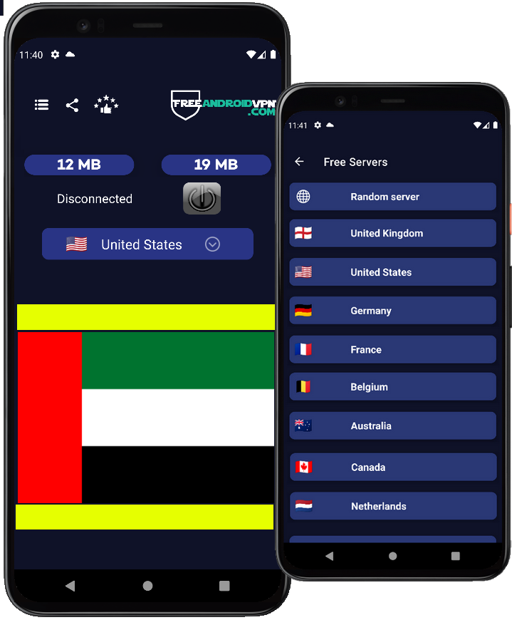 Free United Arab Emirates VPN for Android