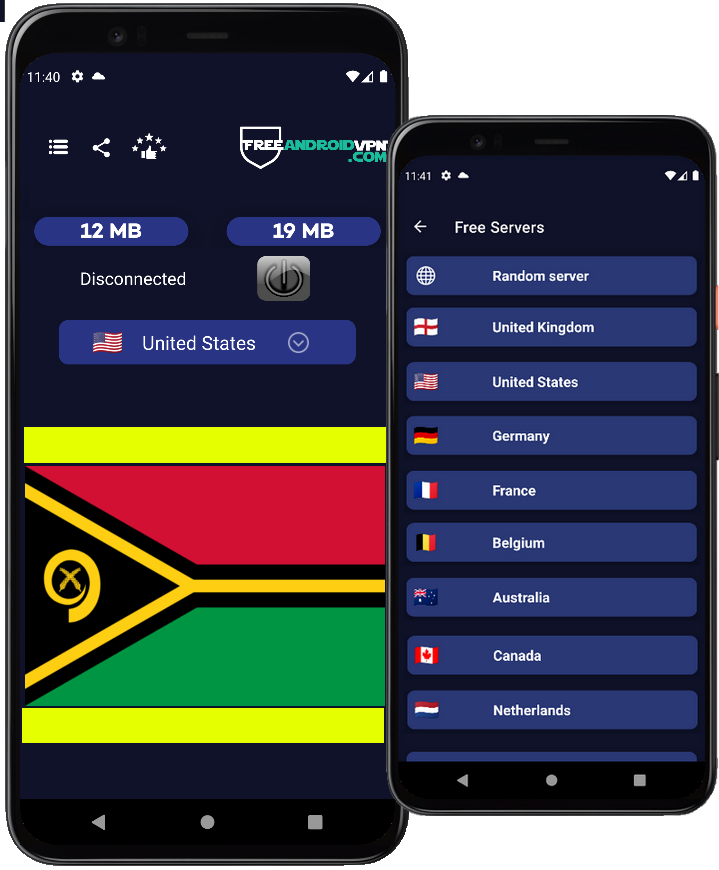 Free Vanuatu VPN for Android