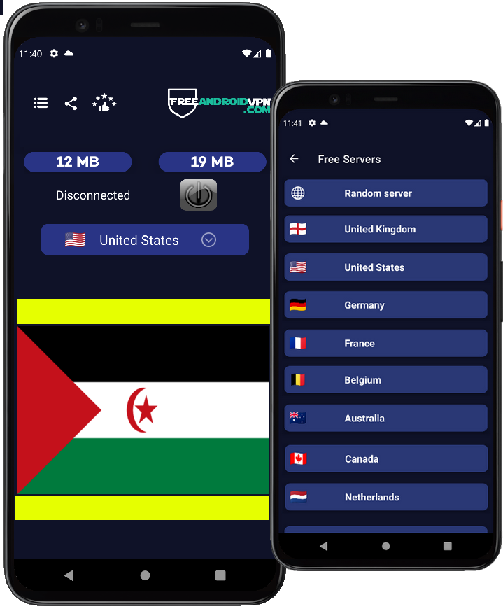Free Western Sahara VPN for Android